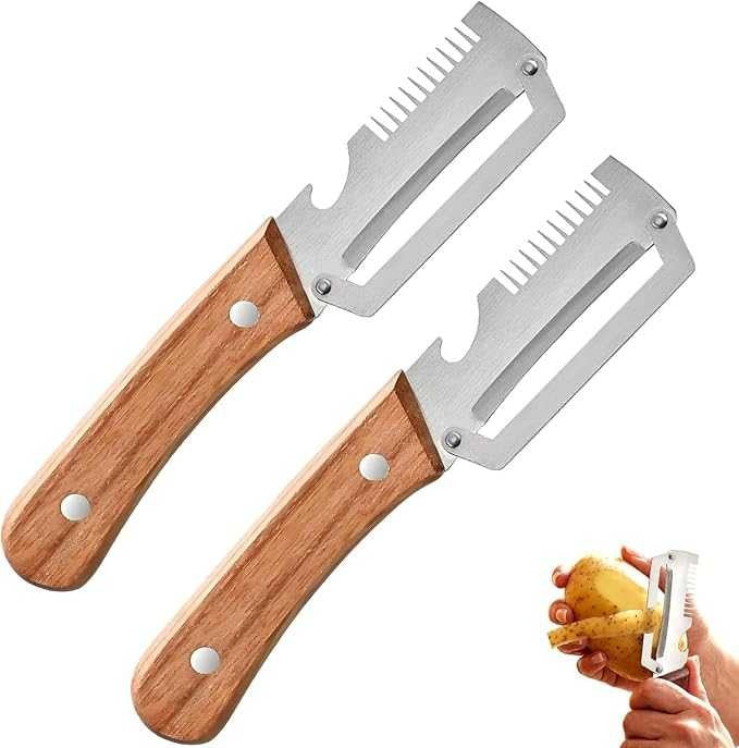 3-in-1 Multi-Functional Vegetable Peeler with Trio Blades